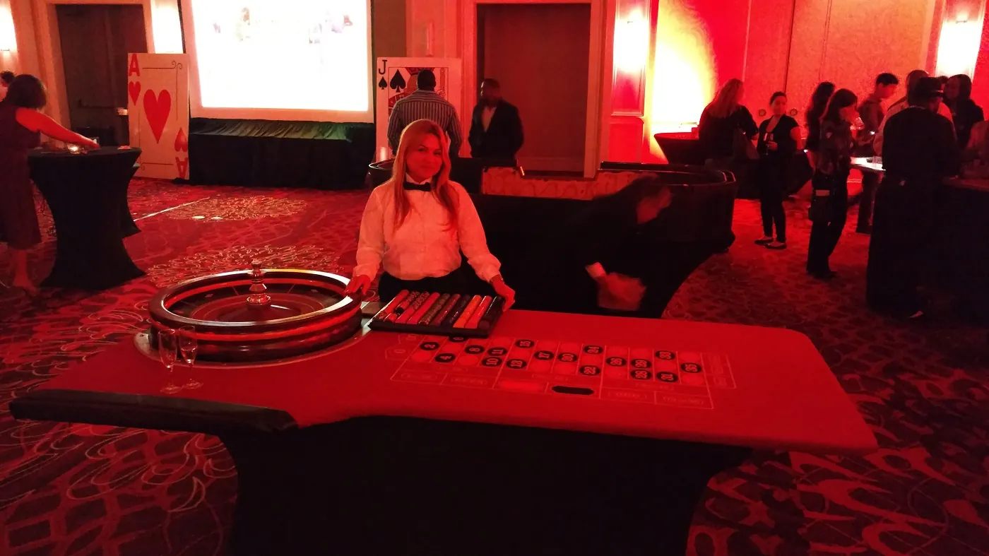 New Red Hot Roulette Table