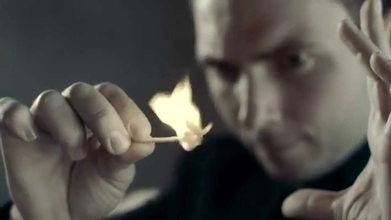 Illusionist stage performance