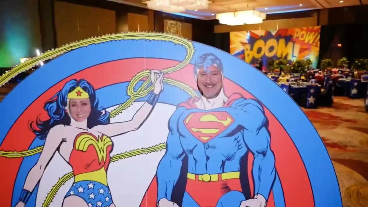 Super Heroes themed party