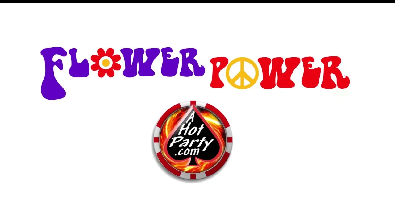 Funky 60s Flower Power themed party